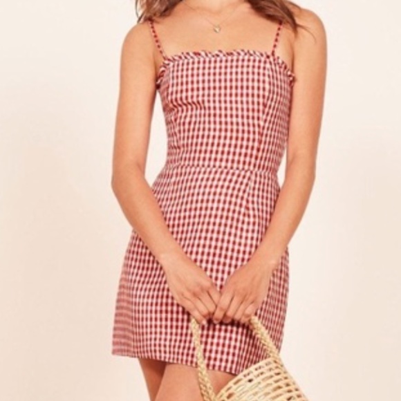Reformation Dresses & Skirts - Reformation Ava Dress in red gingham